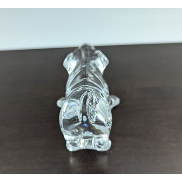 Baccarat Crystal Mops Hund Carlin Pug Dog Puppy Figurine Paperweight France - Picture 6 of 13